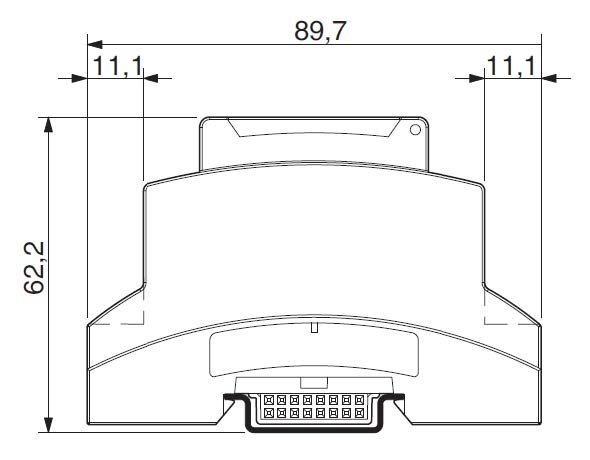 Lundahl DIN indbygnings-kit til transformatorer