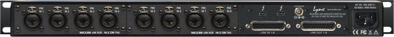 Lynx Aurora(n) 8 USB AD-DA Converter 8 mic + 8 line in/out