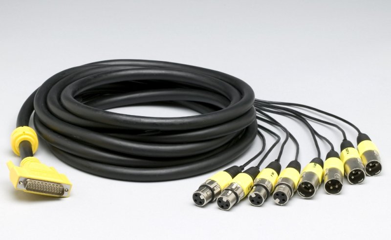 Lynx Digital I/O, 25dsub->4 XLRF+4XLRM, 5m  (Yamaha)