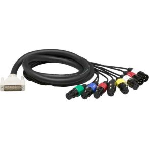 Lynx E44 Audio Cable 4 XLR-M + 4 XLR-F til D-SUB25