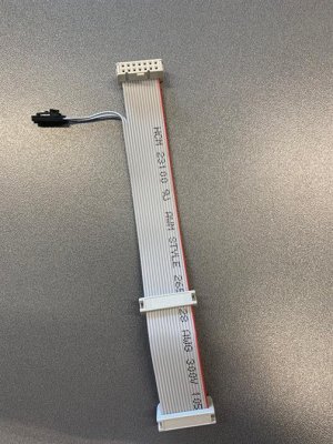 Lstream dual-card header cable