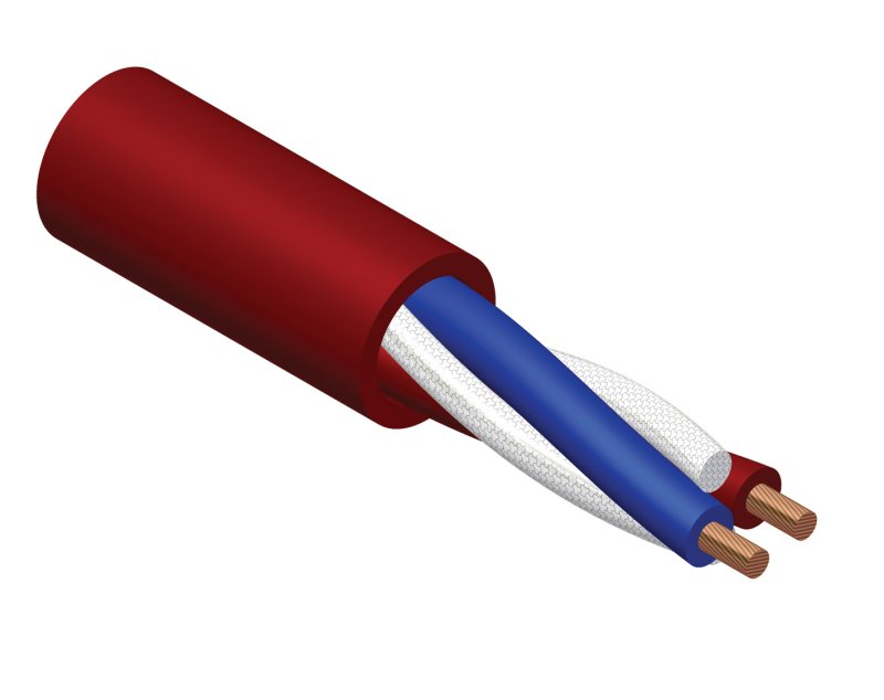 ProCab LSZH hgtalarkabel rund 7,8 mm 2 x 0,75 mm rd