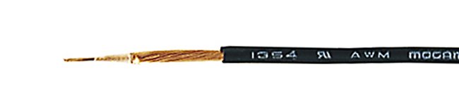 Mogami coax kabel miniature, 50 Ohm sort  =1,6mm