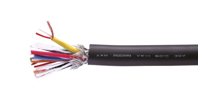 Mogami coaxkabel. kompleks, 11 ledere, 11mm, AV + Power