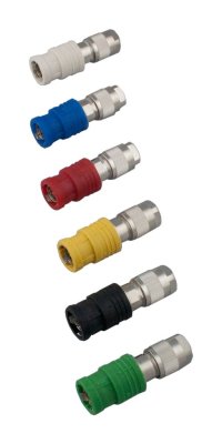 Mogami BNC stik 75 Ohm, One Touch, gr�n