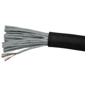 Multi mikrofonkabel 32 pars, AES/EBU, 26,5mm, sort - afklip meter