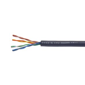 Mogami CAT5e Lan kabel compact, gr� �=6,2mm, fra tromle 305m