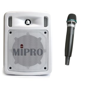 Mipro batteri h�jttaler m/ USB player og H�nd mikrofon