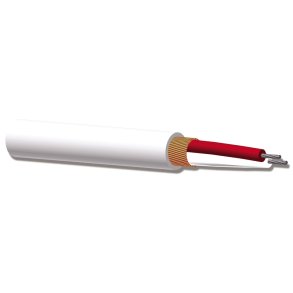 ProCab mikrofonkabel 2 x 0,125mm� hvid �=3,5 mm afklip meter m�l
