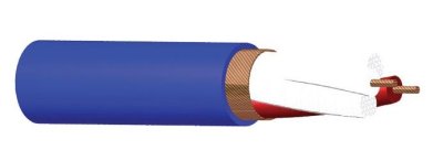 ProCab mikrofonkabel 2 X 0,23 mm� bl� �=6 mm 100 meter