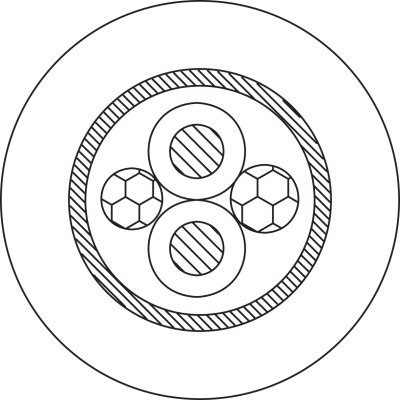 ProCab mikrofonkabel 2 X 0,23 mm� gr�n �=6 mm 100 meter