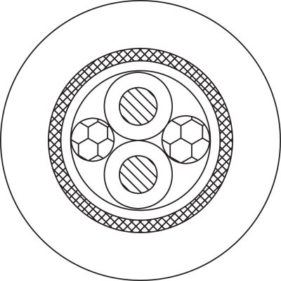 ProCab mikrofonkabel 2 X 0,25mm� svart �=6 mm 1 m klipp