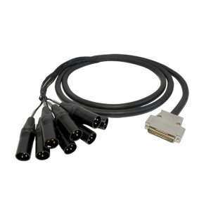 Mogami D-Sub25 kabel med Neutrik NC3MXX-B, 5m analog