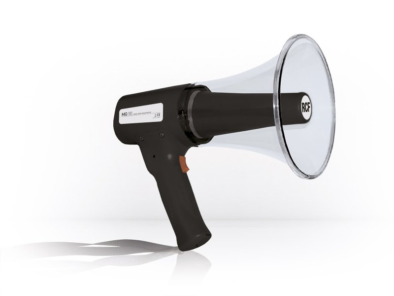 RCF Megafon med sirene funktion