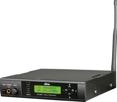 Mipro in-ear monitor sender frekv 6A = 621-644MHz