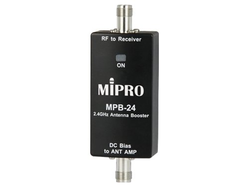 Mipro antenne +13 dB forstrker til 2.4 GHz inkl. 8V DC adapter