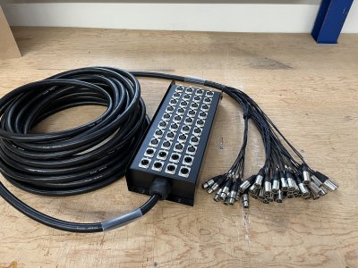 ProCab stageboks 32 inputs / 8 outputs med 22 meter kabel
