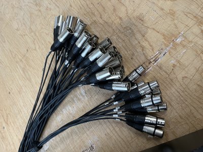 ProCab stageboks 32 inputs / 8 outputs med 22 meter kabel