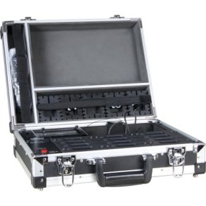 Mipro lader & flightcase til tourguide, 12 slots
