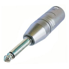 Adapter XLR-han til mono jack