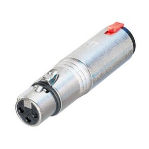 Adapter XLR-female til stereo jack female