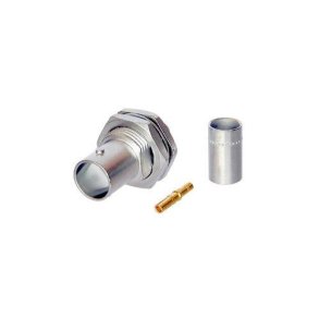 BNC kabelstik 75 Ohm til chassis-montering, stel-forbundet