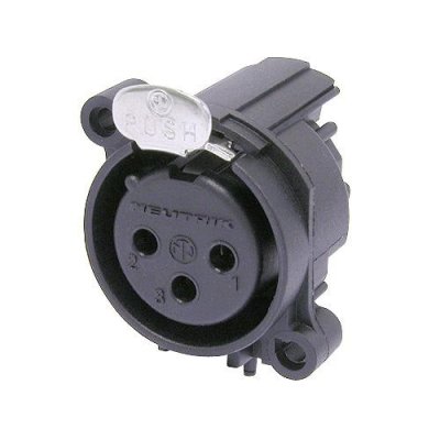 Neutrik XLR chassis fatning hun til H-pcb