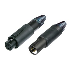 Neutrik XLR ConvertCon unisex stik & fatning hun, guld