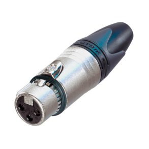 Neutrik XLR kabelkontakt hun med ekstra RF afsk�rmning
