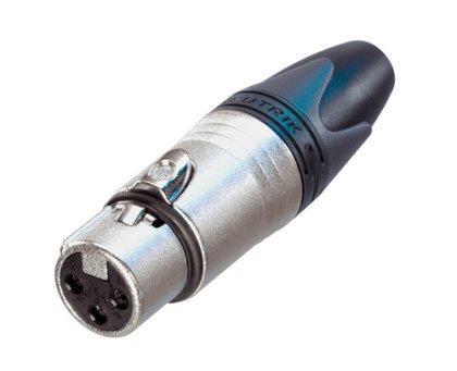 Neutrik XLR kabel fatning hun med crimp terminaler