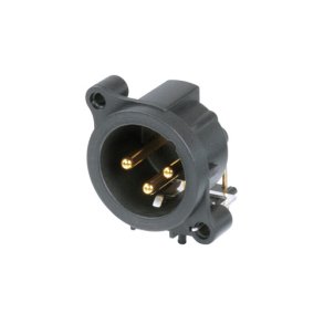 Neutrik XLR chassis han-stik til H-pcb