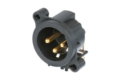 Neutrik XLR chassis han-stik til H-pcb