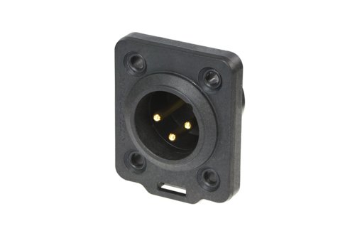 Neutrik XLR chassis fatning 3-polet han, True Outdoor Performance