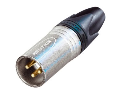 Neutrik XLR kabel han stik med ekstra RF afsk�rmning