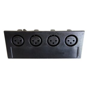 REAN inputpanel 4 XLR hun til NSB stagebokse