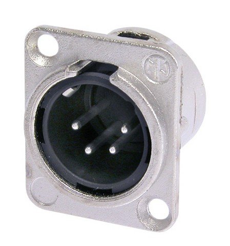 XLR chassis han-stik