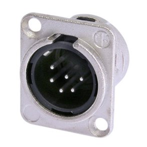 XLR chassis han-stik