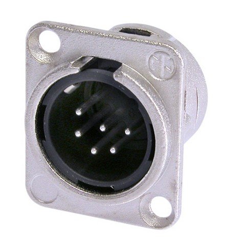 XLR chassis han-stik