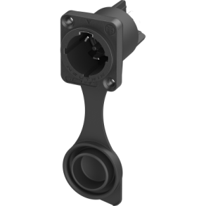 Neutrik TrueCon 3P han chassiskontakt Power in, med h�tte