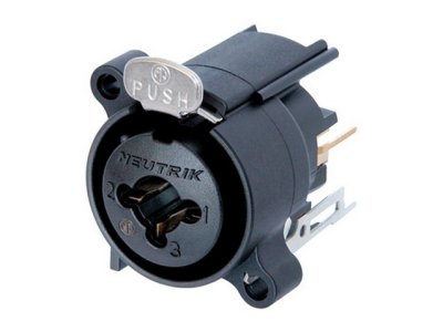 Neutrik COMBO chassis fatning hun V-pcb
