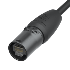 Neutrik etherCON Top RJ45 kabelhus, IP65, Sort