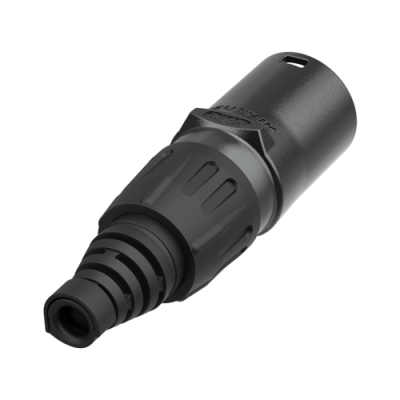 Neutrik etherCON RJ45 kabelhus, Sort