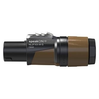 Neutrik 2 pol SpeakON kabelstik