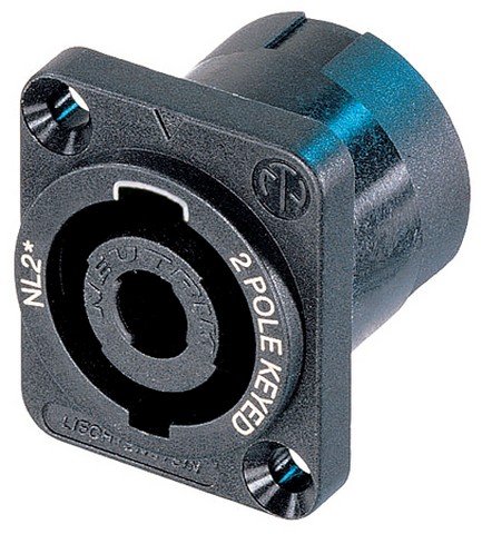 Neutrik NL2MP SpeakON han chassis stik