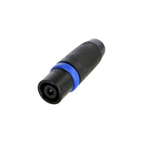 Neutrik 4 pol SpeakON kabelstik, han, Sort