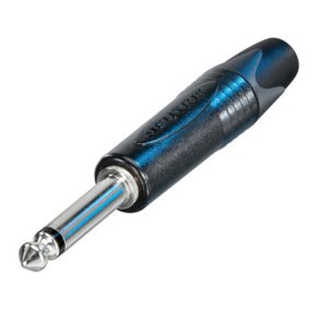 Neutrik NP2X-BAG Jackstik mono, sort hus