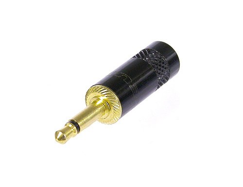 REAN Mini jackstik mono, guldkontakter