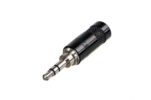 REAN Mini jackstik stereo til 4,5 mm kabel, Sort