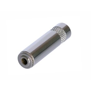 REAN Minijack kabelfatning hun, stereo, metalhus, 6,4 mm