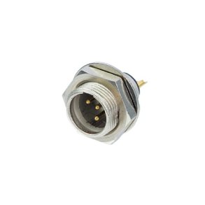 REAN Mini XLR chassis b�sning 3-pol, (maks. 3mm panel)
